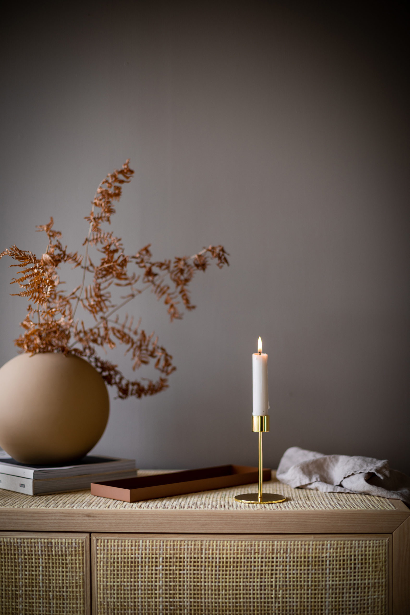 Латунний свічник від Cooee Design
