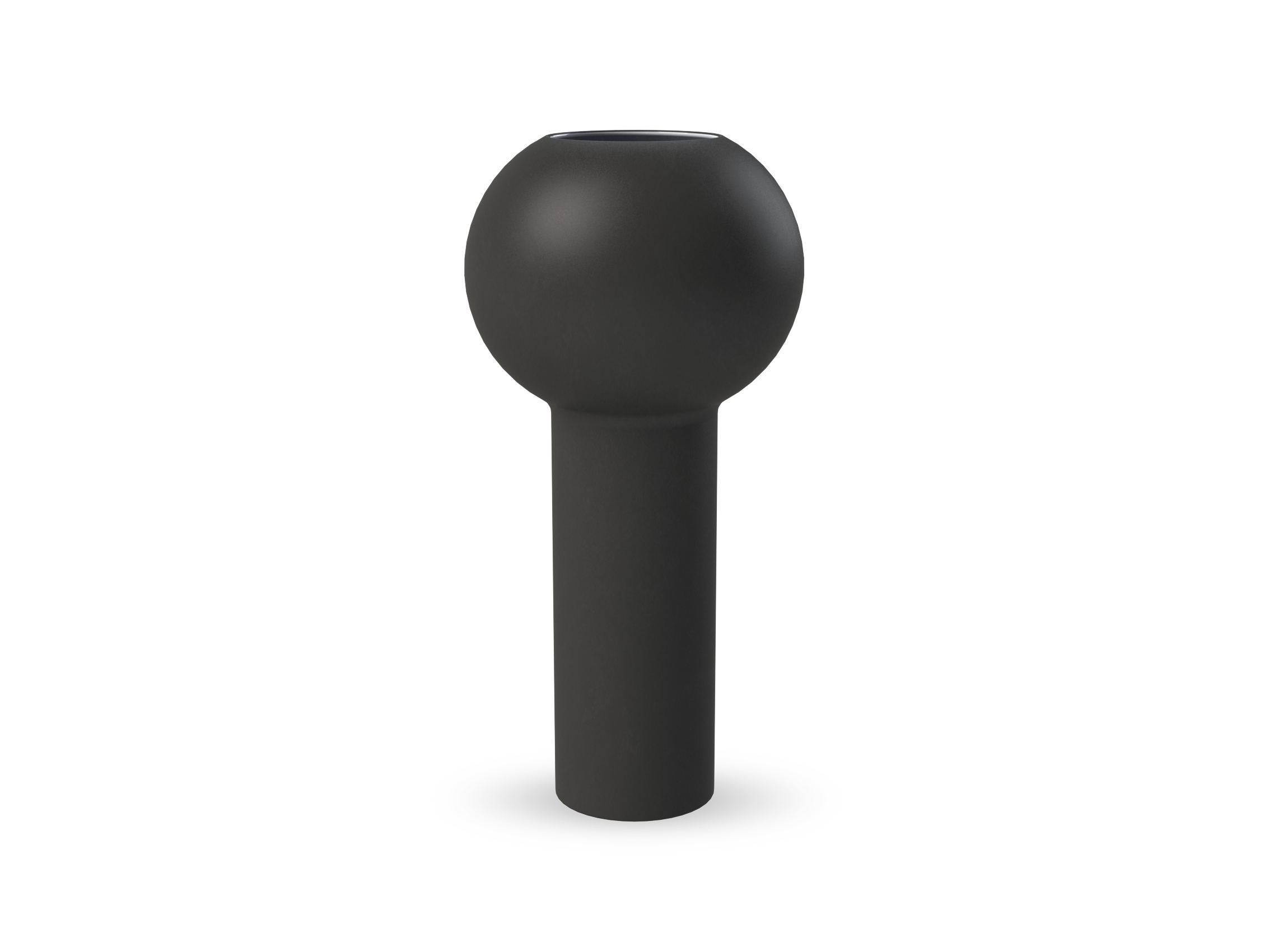 Керамічна ваза Pillar чорного кольору від Cooee Design