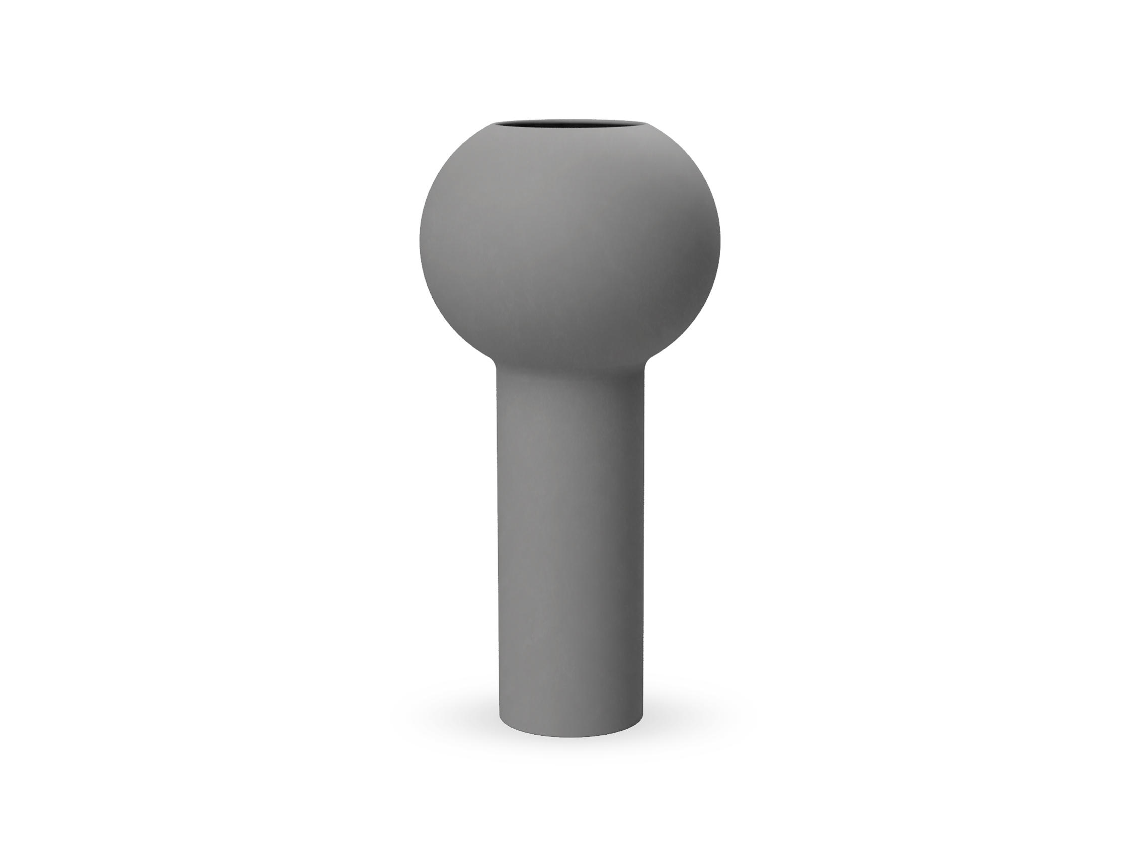 Керамічна ваза Pillar сірого кольору від Cooee Design
