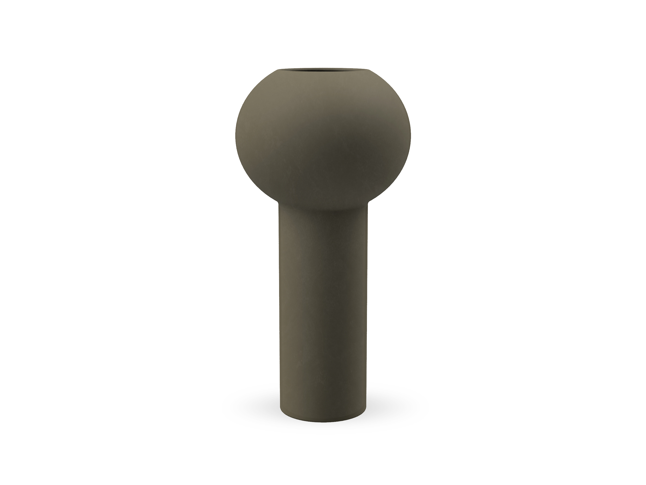 Керамічна ваза Pillar оливкового кольору від Cooee Design