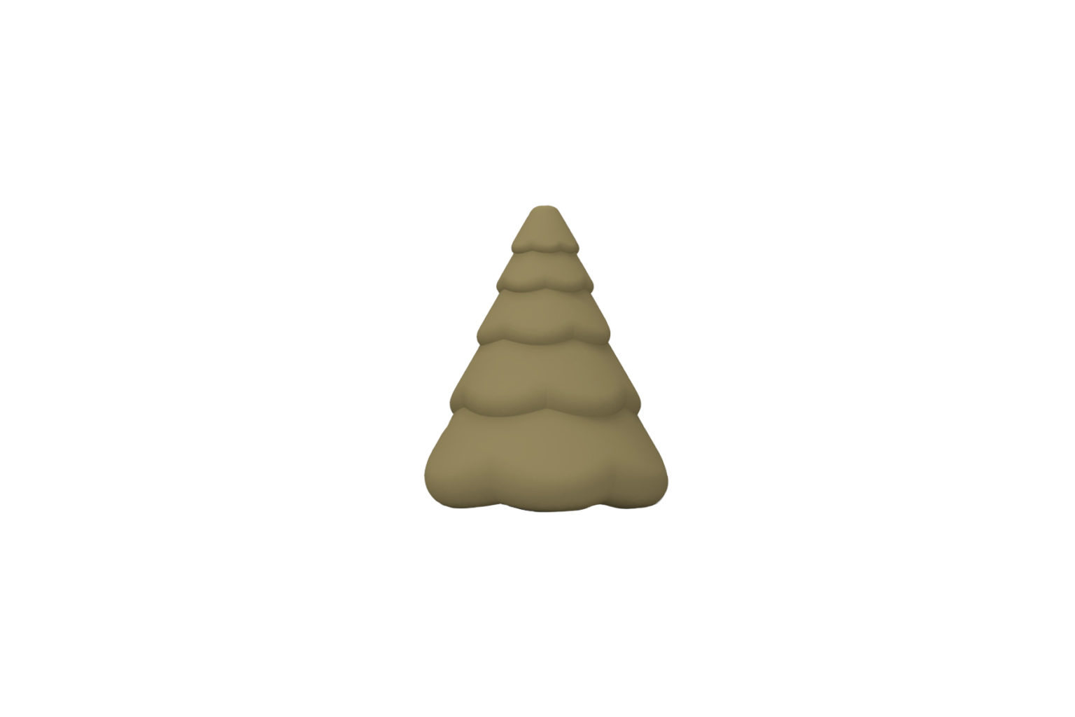 Скульптура Snowy  в оливковому кольорі від Cooee Design