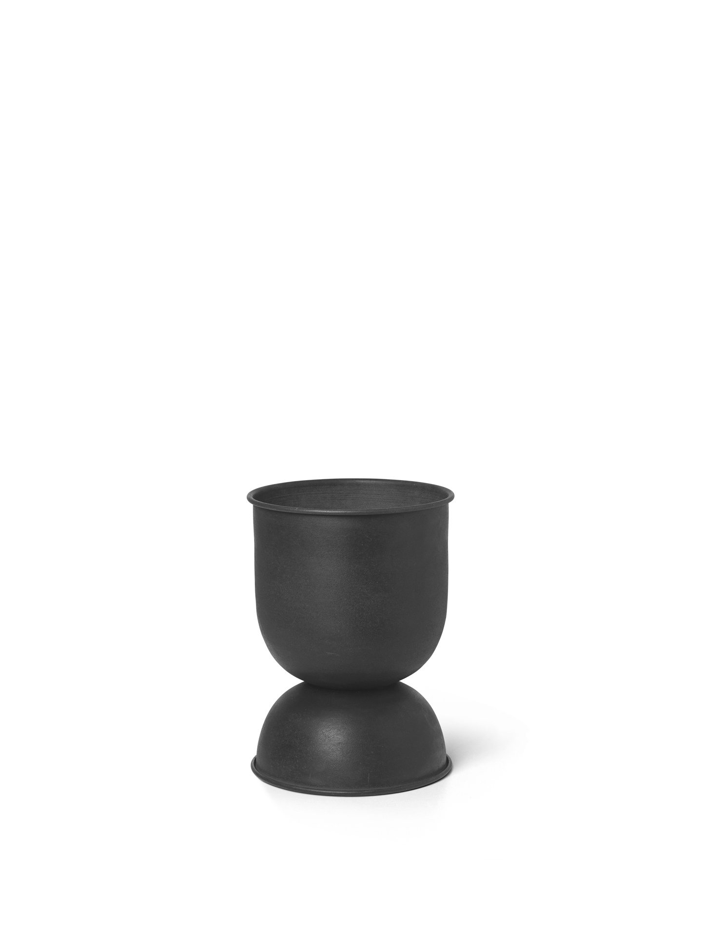 Горщик  для рослин Hourglass чорного кольору від Ferm Living