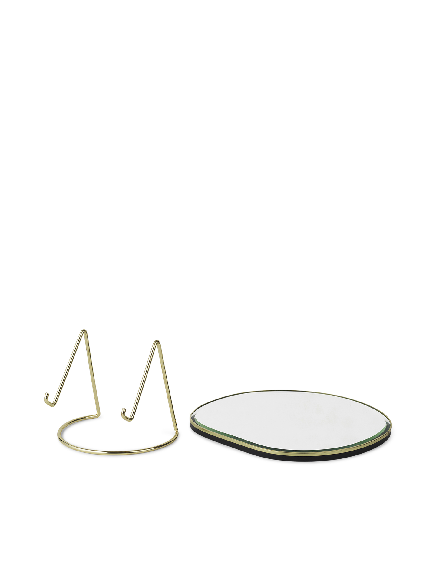 Дзеркало для столу Pond Table колір латунь від Ferm Living