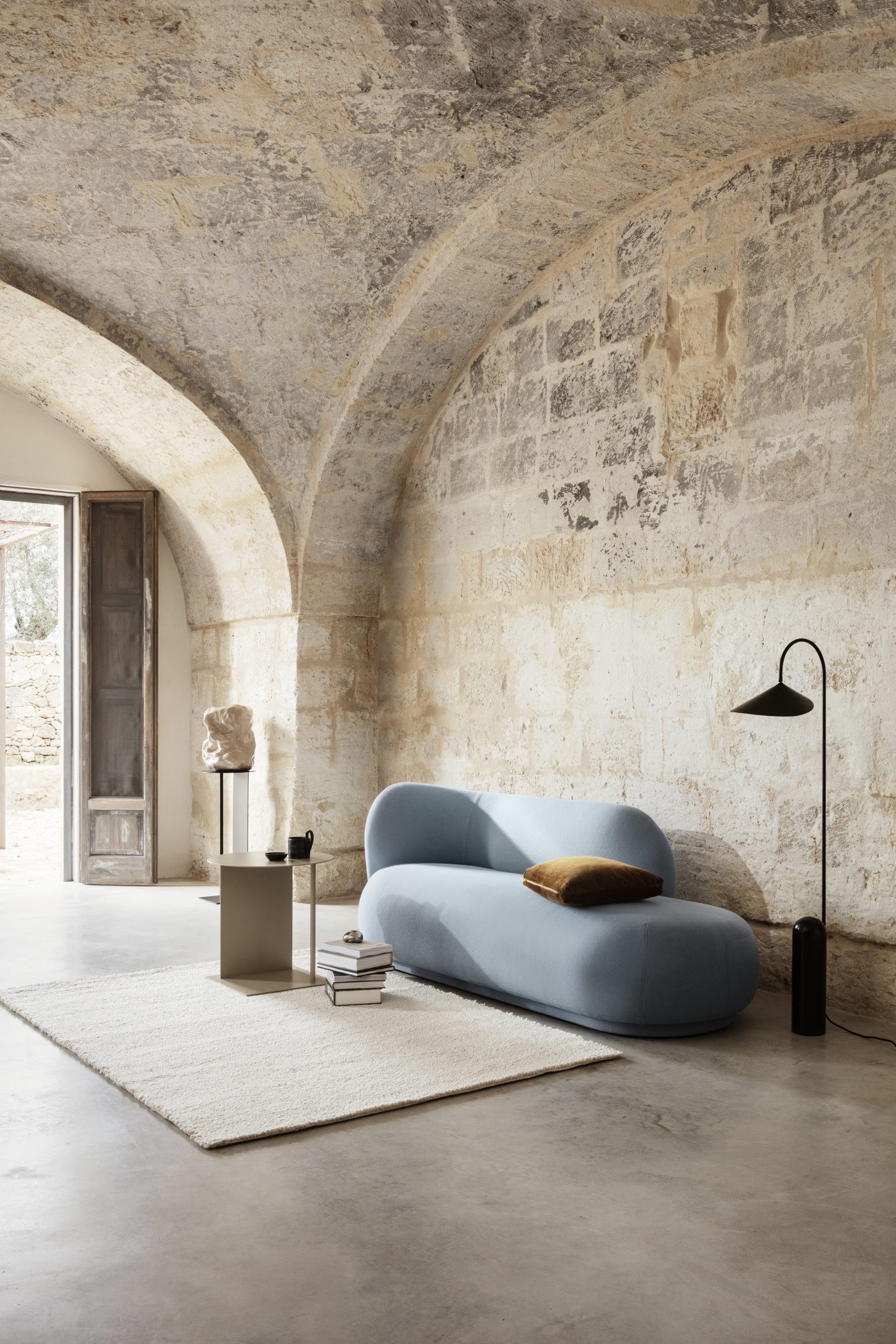 Килим Easy Loop білого кольору від Ferm Living