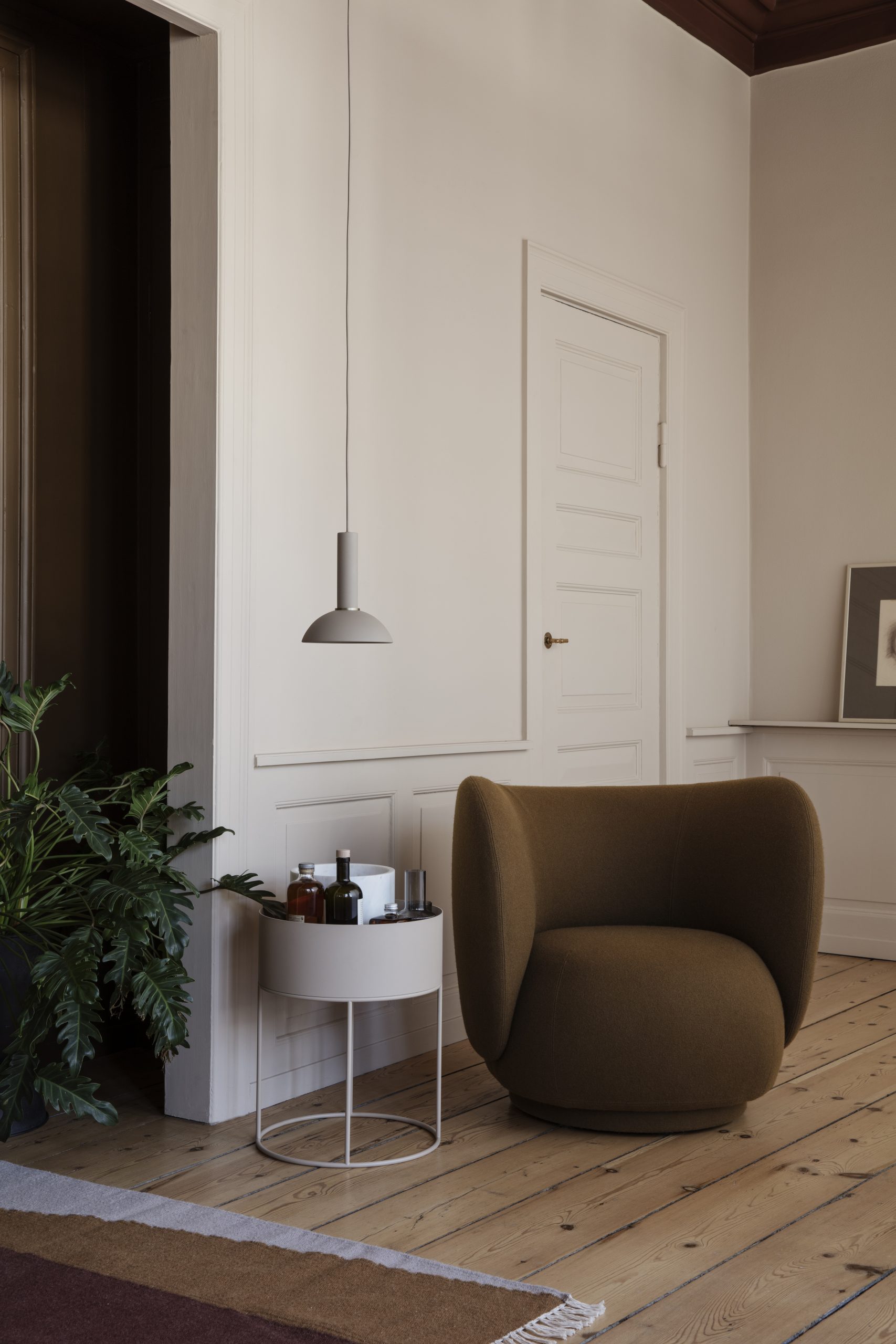 Килим Kelim різнокольровий з круглим візерунком від Ferm Living