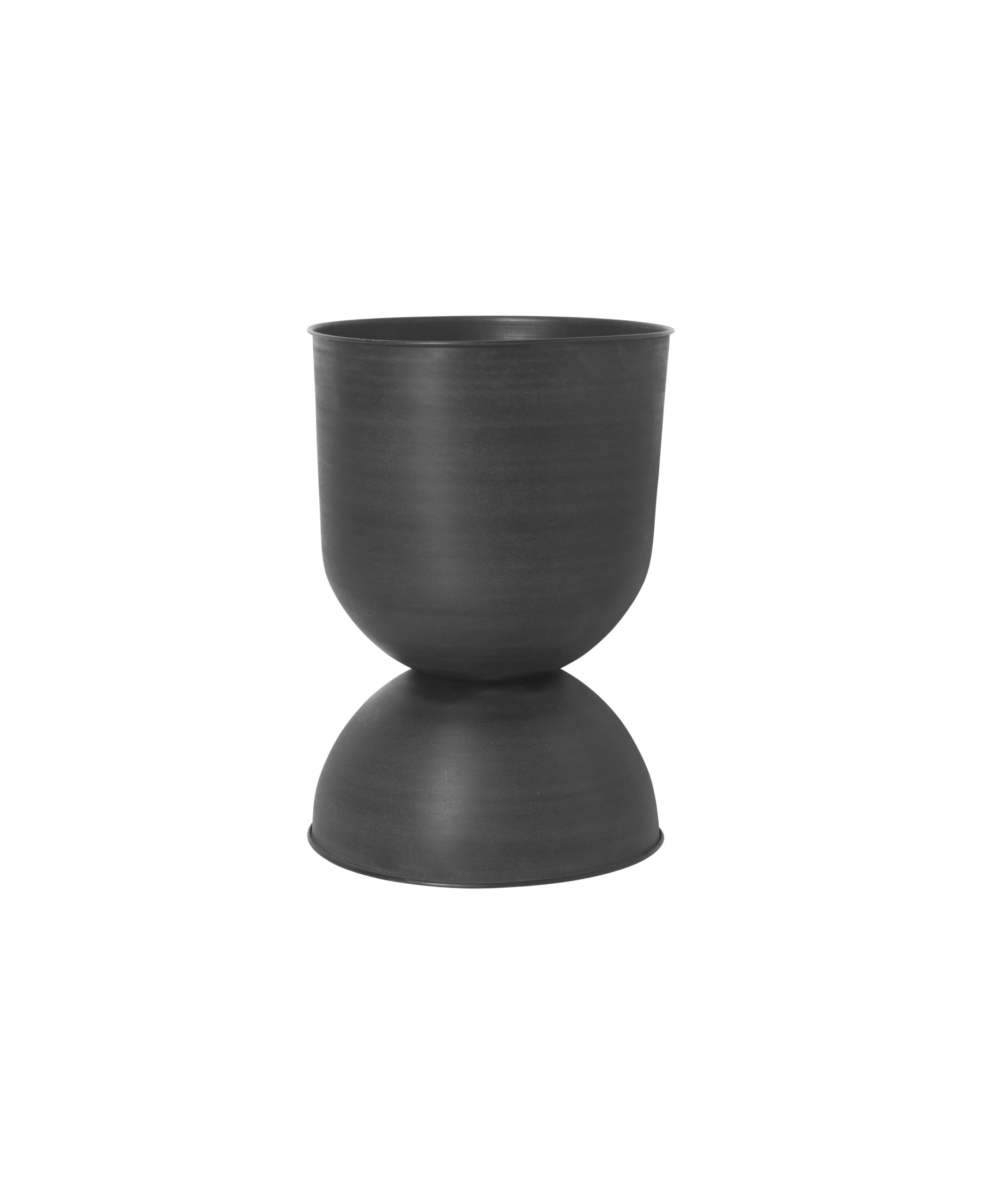 Горщик  для рослин Hourglass чорного кольору від Ferm Living