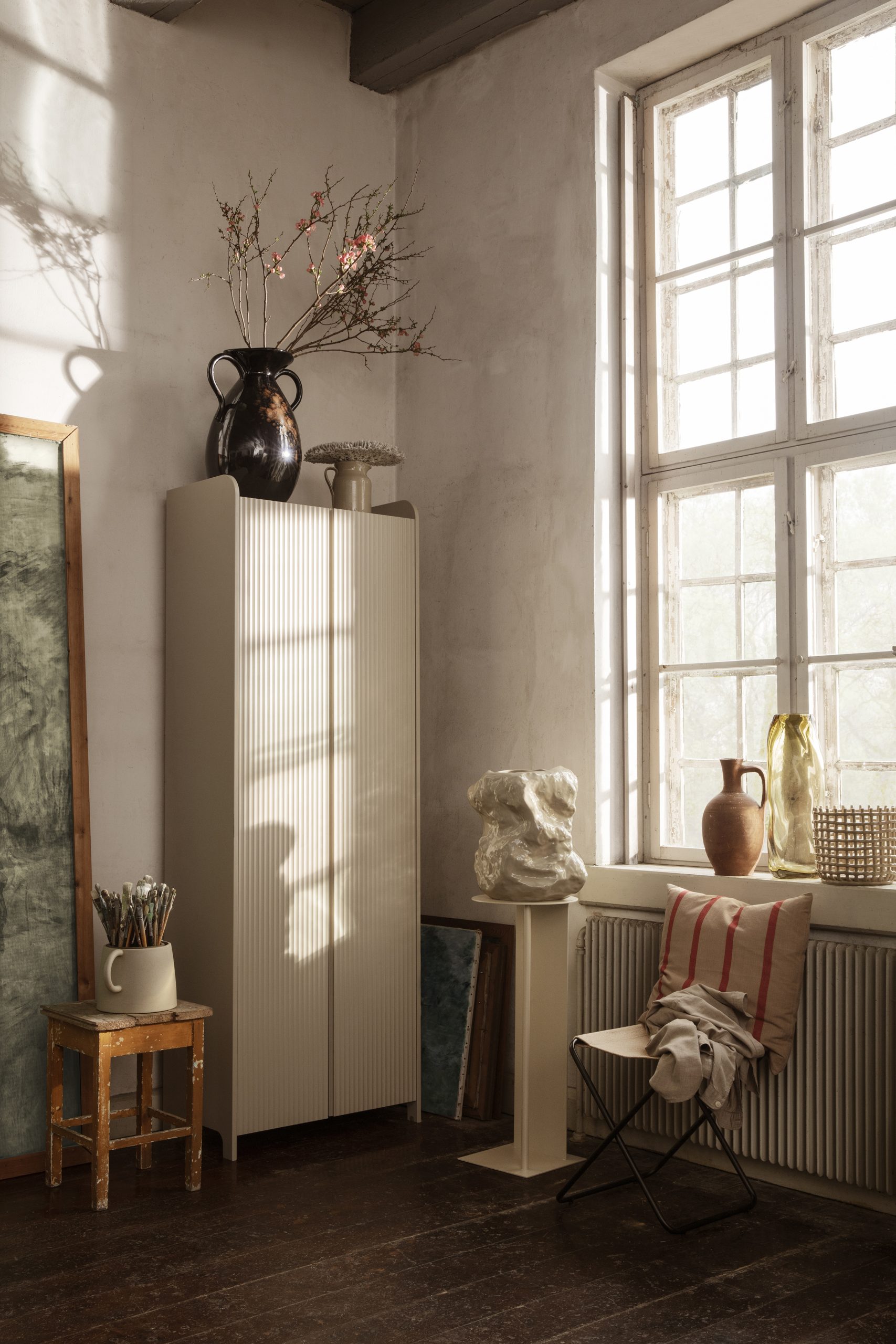 Горщик Ceramic Basket кольору кашемір від Ferm Living