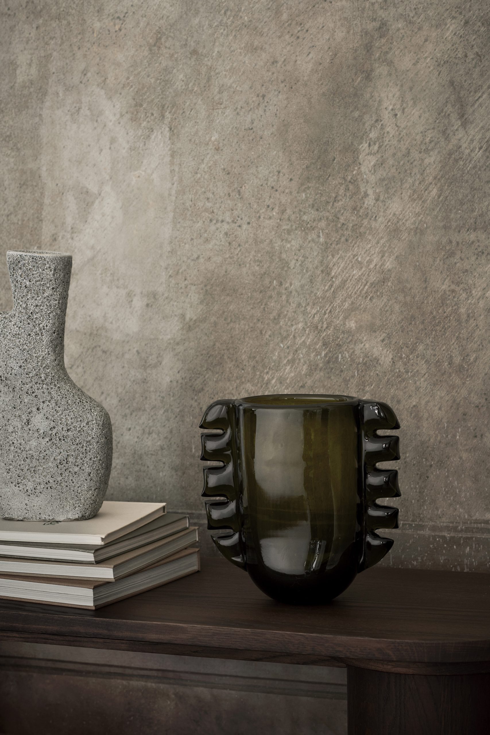 Ваза Alas кольору зеленого моху від Ferm Living