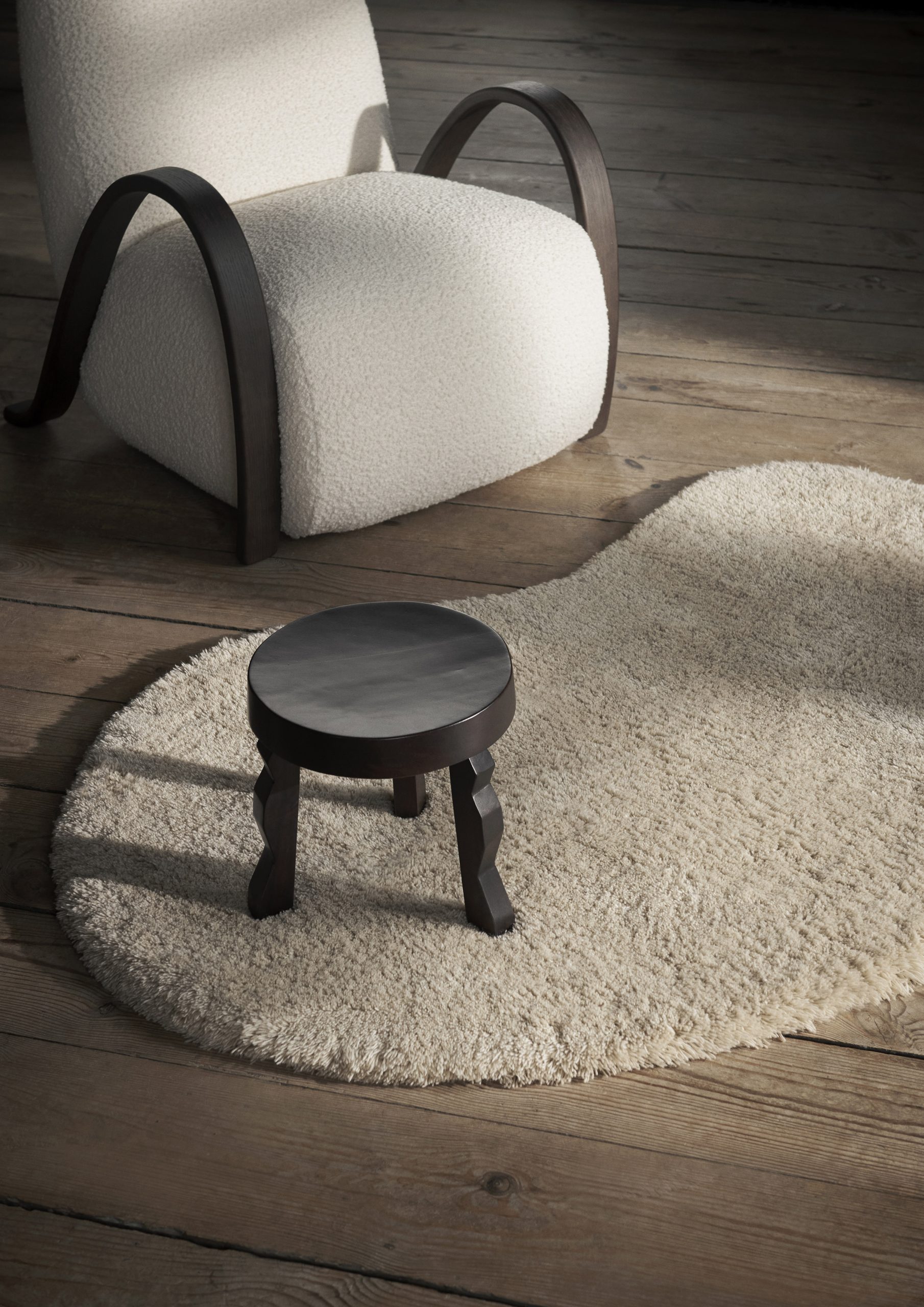 Килим Forma бежевого кольору від Ferm Living
