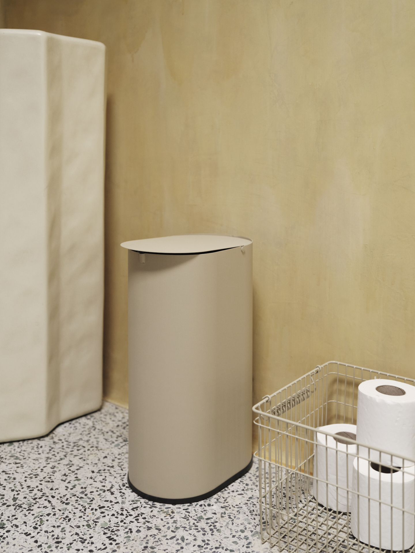 Сітчасті кошики для зберігання Cala колір кашемір від Ferm Living набір з двох штук