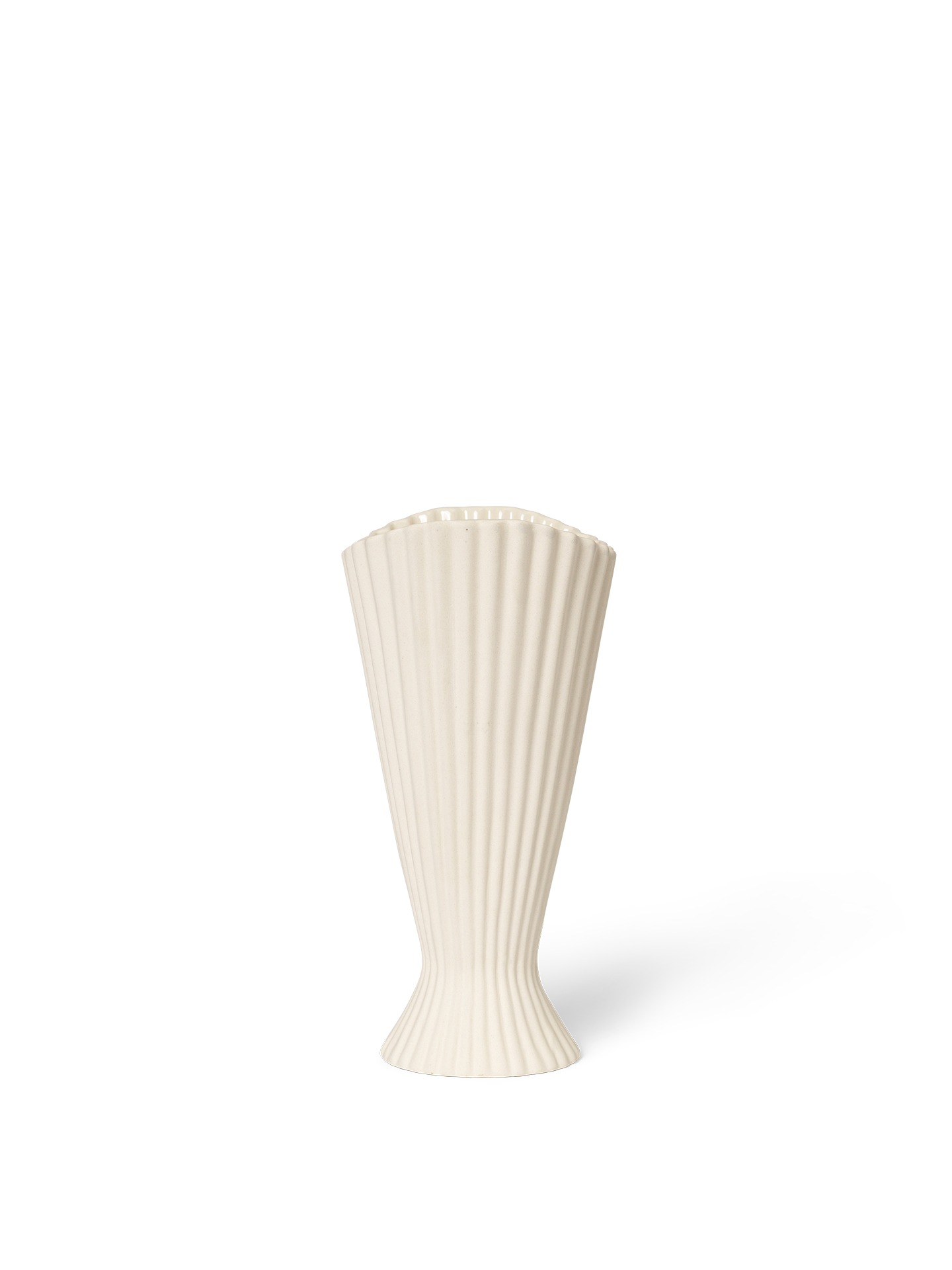 Ваза Fountain Small білого кольору  від Ferm Living