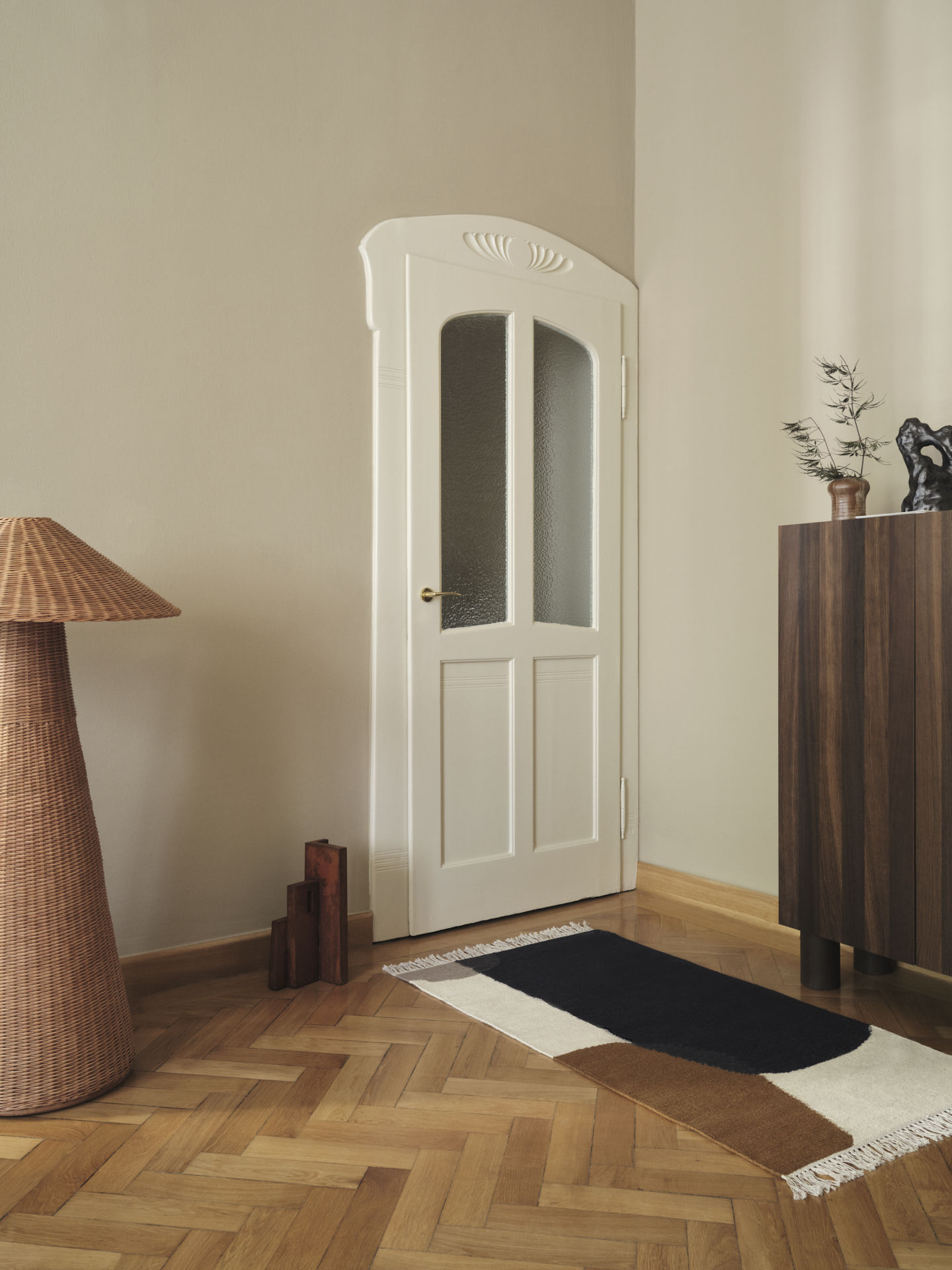 Килим Kelim різнокольровий з круглим візерунком від Ferm Living