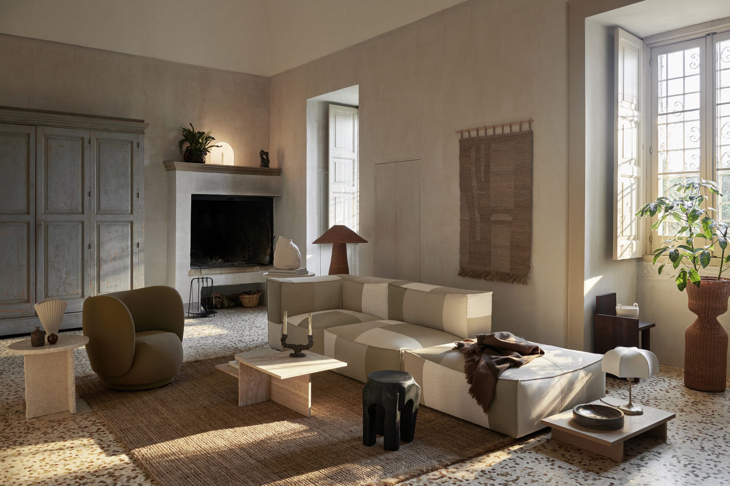 Килим Athens природного кольору від Ferm Living