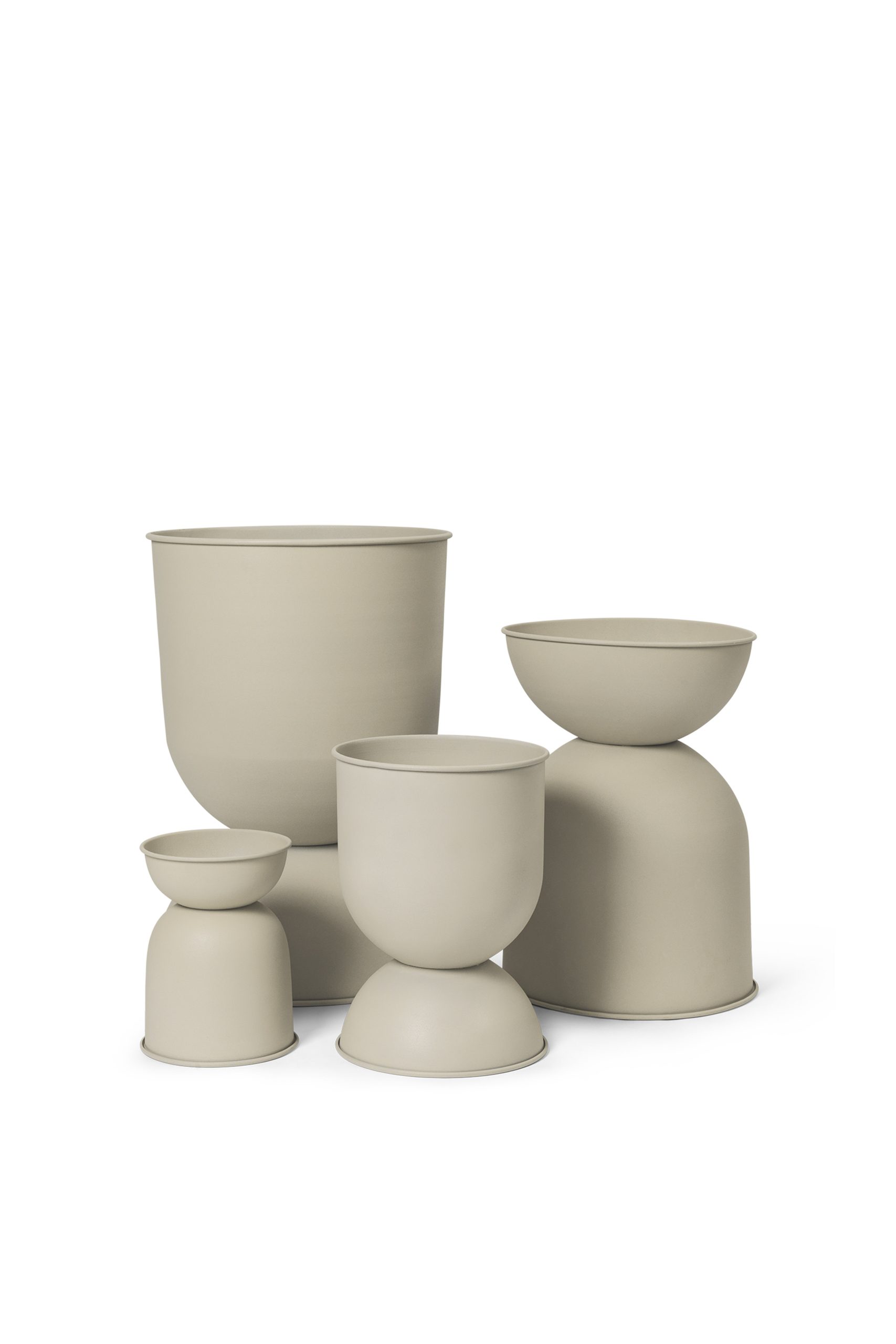 Горщик  для рослин Hourglass кольору кашемір від Ferm Living