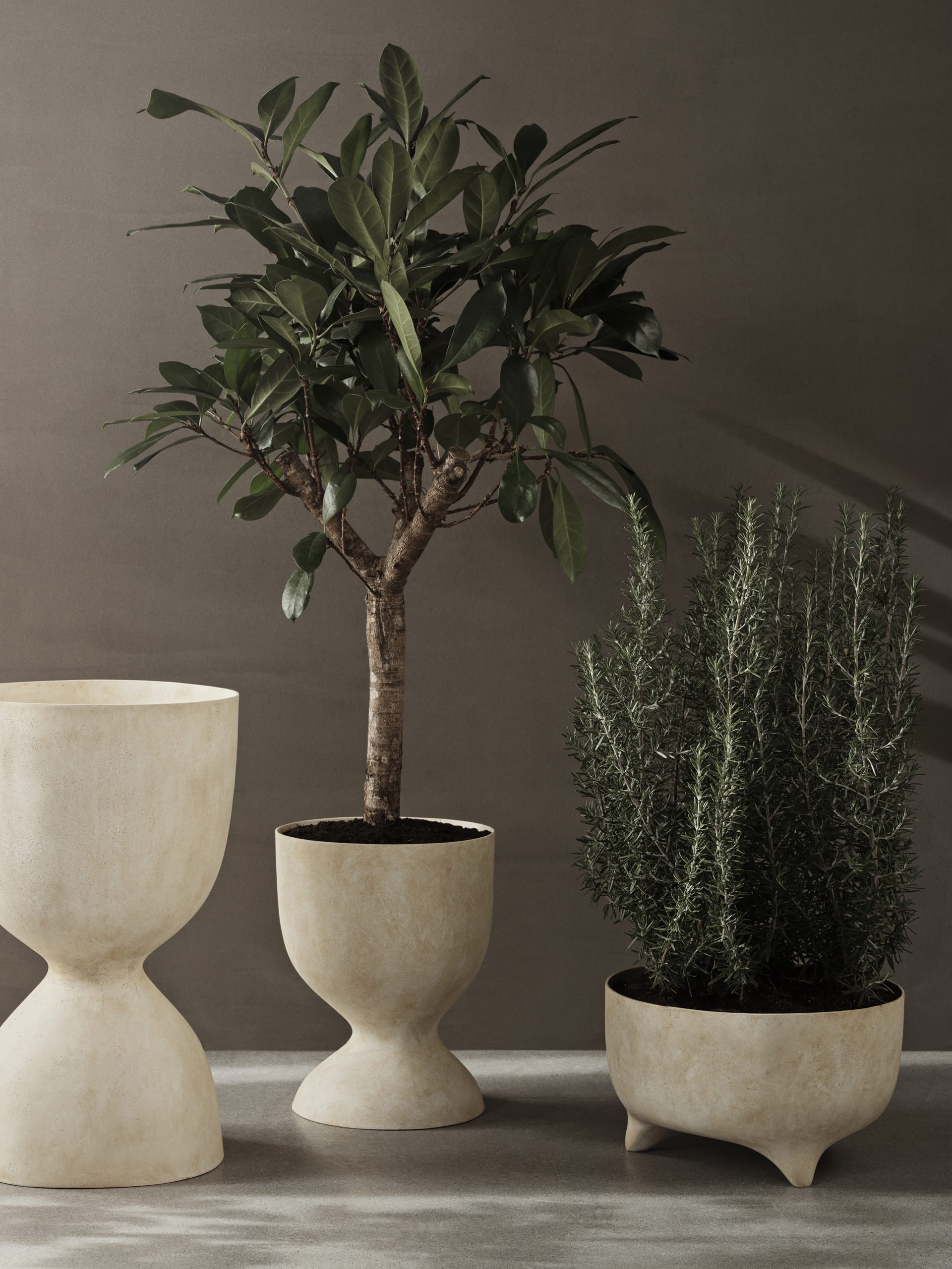 Горщик  для рослин Evoke пісчаного кольору від Ferm Living