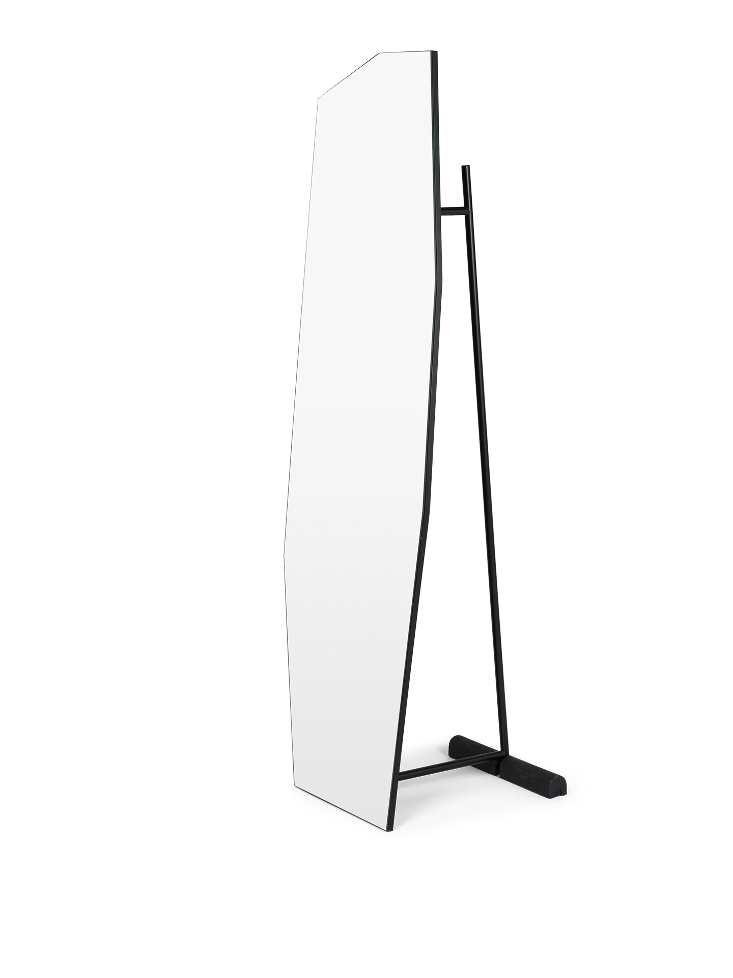Підлогове дзеркало  Shard чорного кольору від Ferm Living