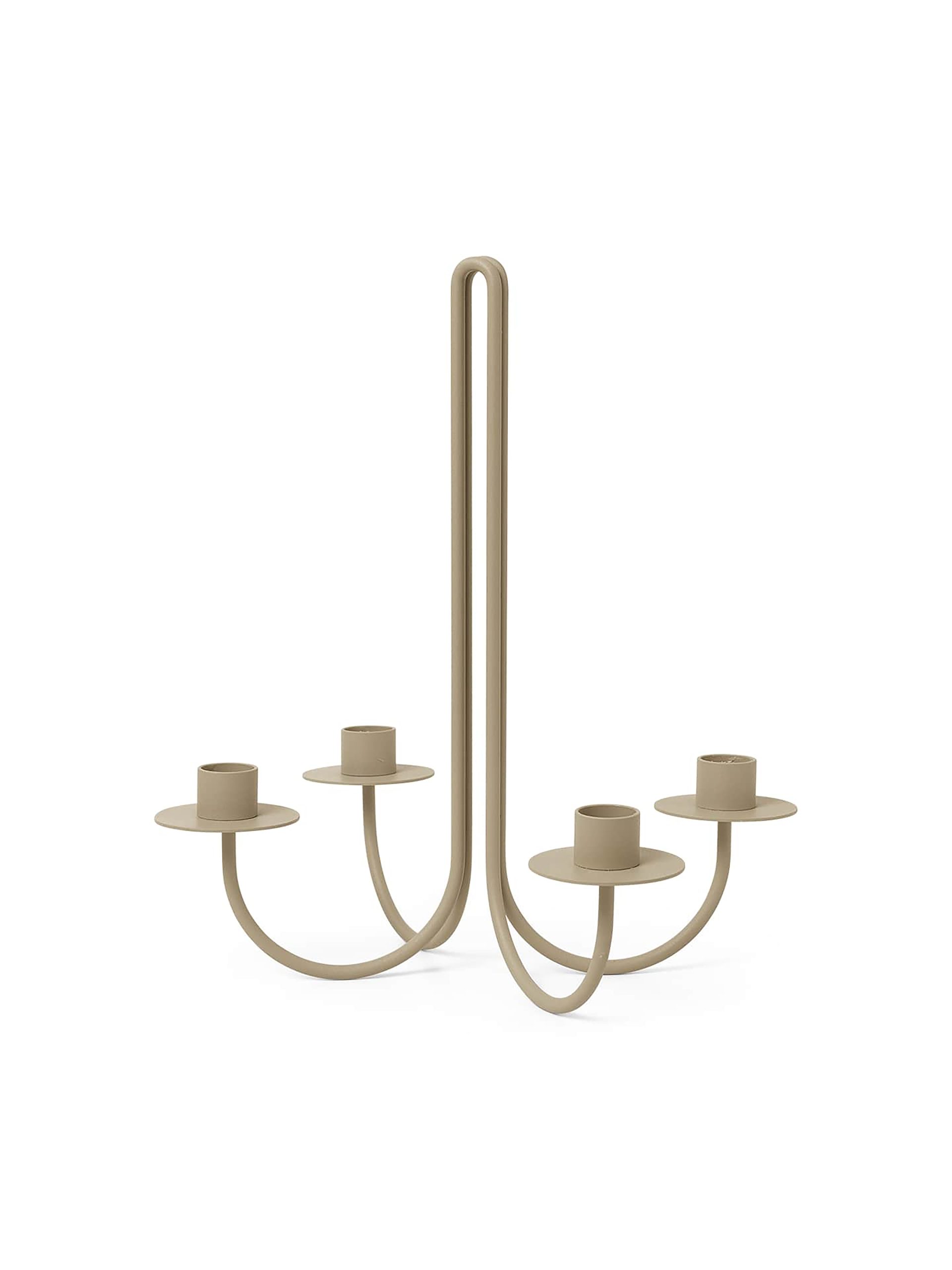 Свічник Sway Candelabra колір кашемір від  Ferm Living
