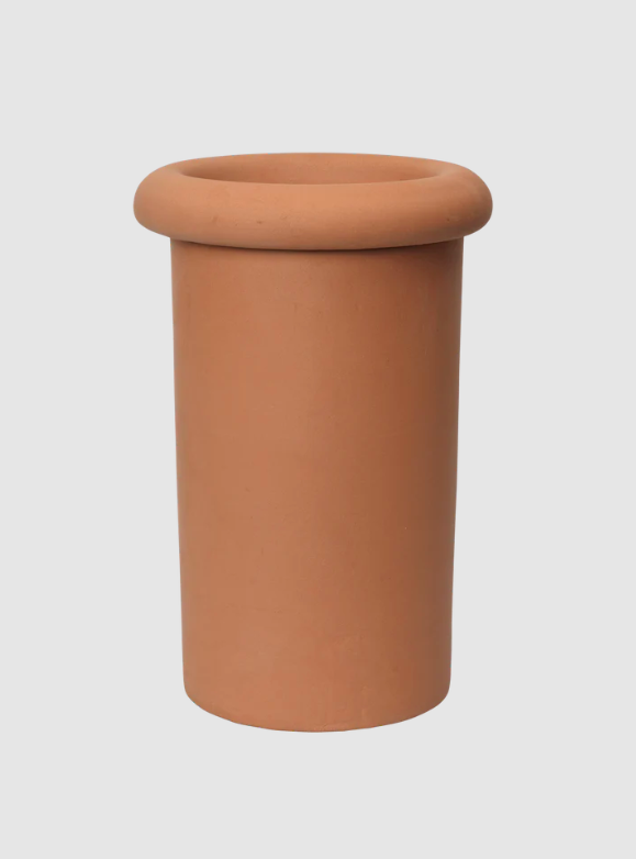 Горщик для рослин Rollo теракотового кольору від Ferm Living