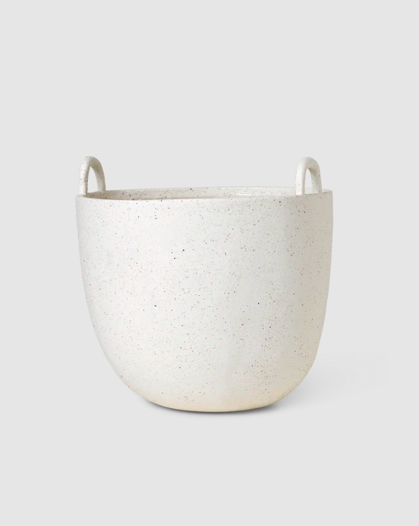Горщик  для рослин Speckle білого кольору від Ferm Living