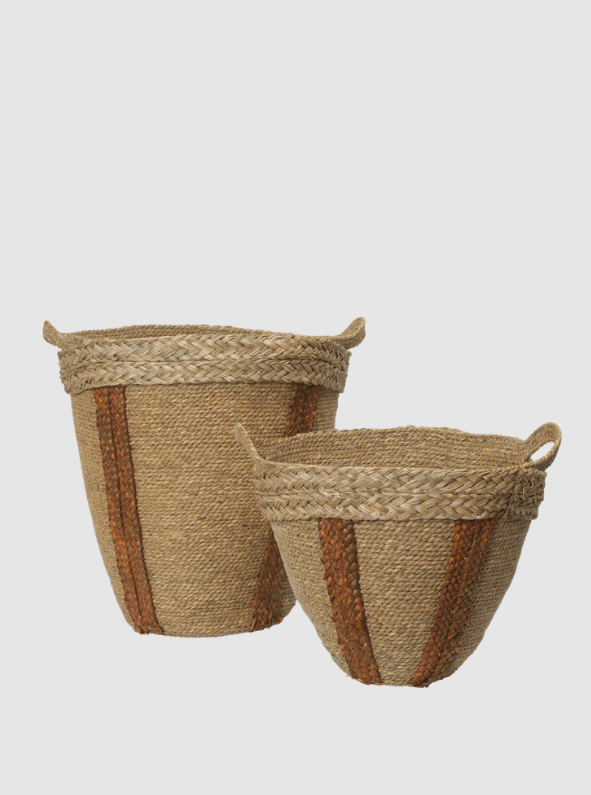 Плетені кошики для зберігання Mar Woven від Ferm Living набір з двох штук