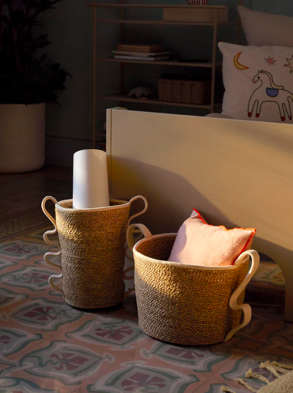 Набір кошиків для зберігання Verso білого кольору від Ferm Living