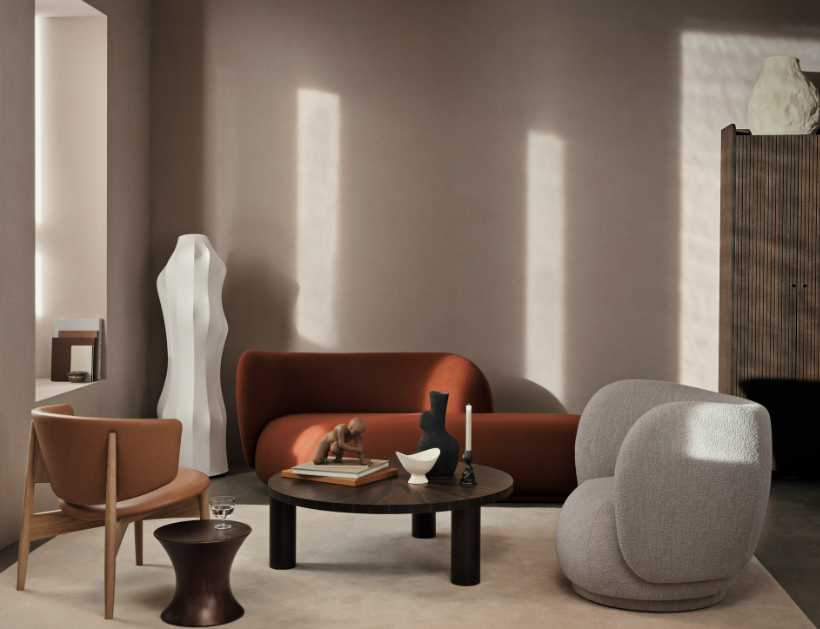 Cвічник Gale чорного кольору від  Ferm Living