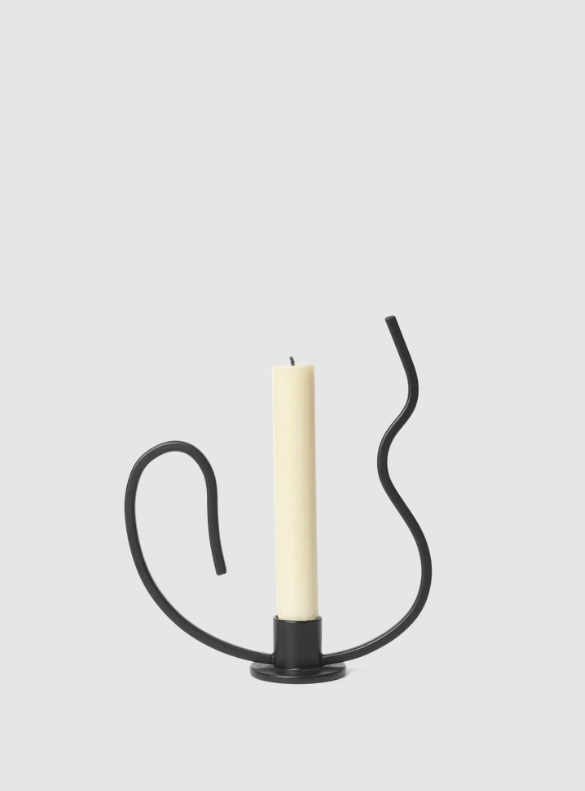 Cвічник Valse Low чорного кольору від  Ferm Living