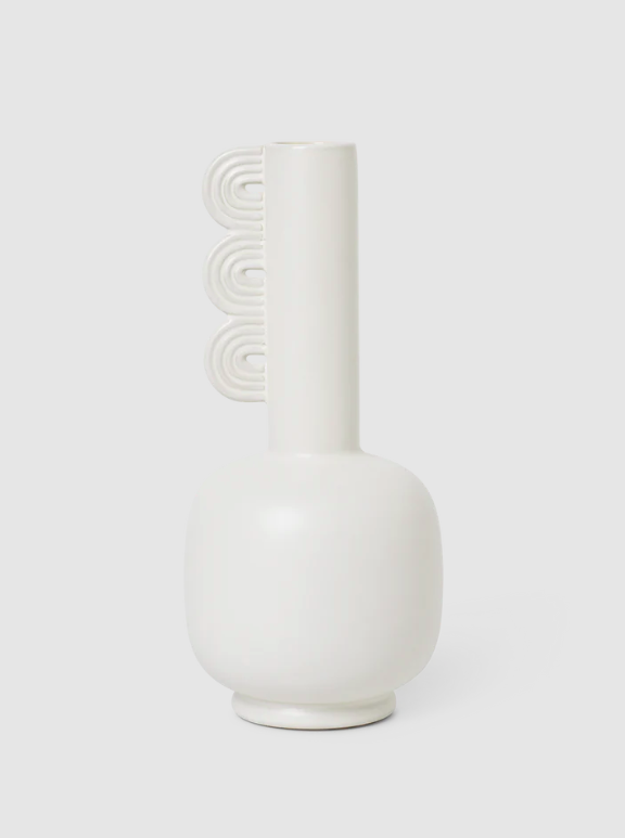 Ваза Muses Clio білого кольору від Ferm Living