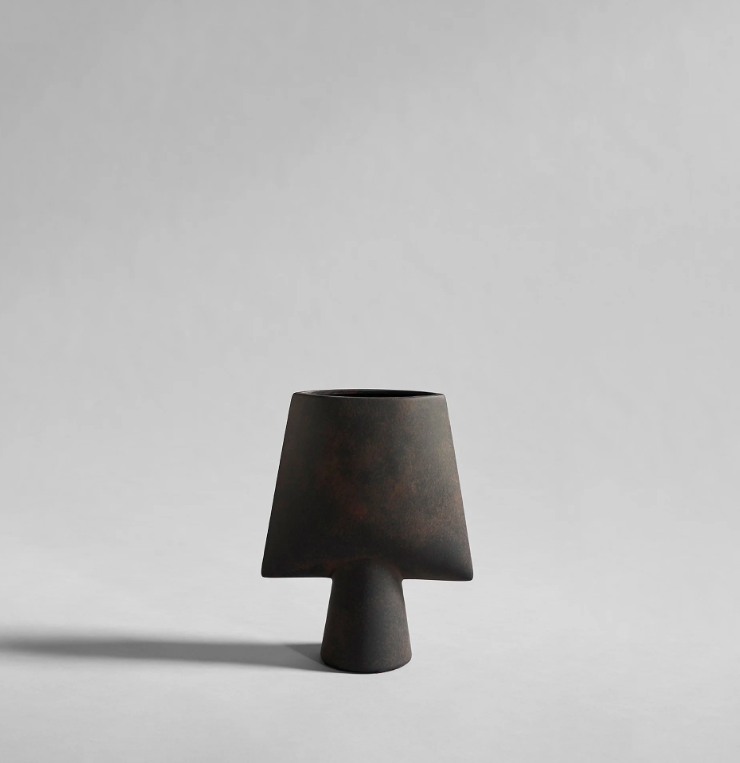 Ваза Sphere Square кольору кави від 101 Copenhagen