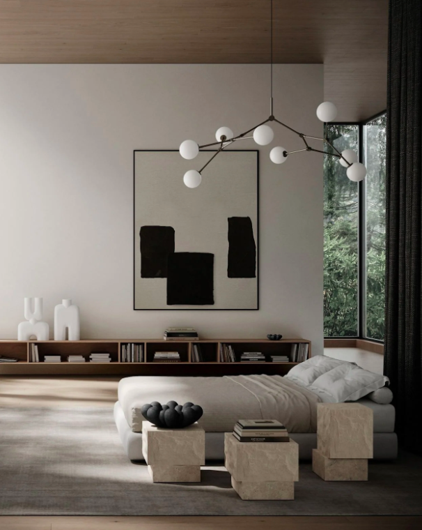 Декоративна миска Bloom чорного кольору від 101 Copenhagen