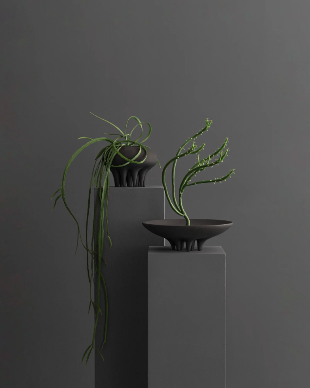Декоративна миска Medusa кольору кави від 101 Copenhagen