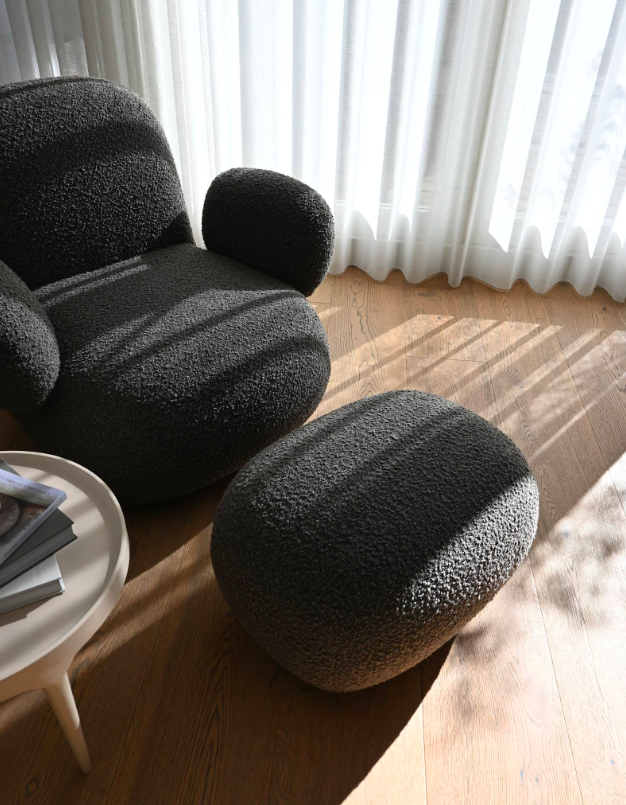 Крісло Toe Flat темно-сірого кольору  від 101 Copenhagen