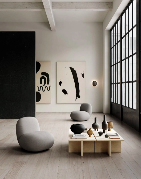 Крісло Toe Flat Lounge колір тауп від 101 Copenhagen