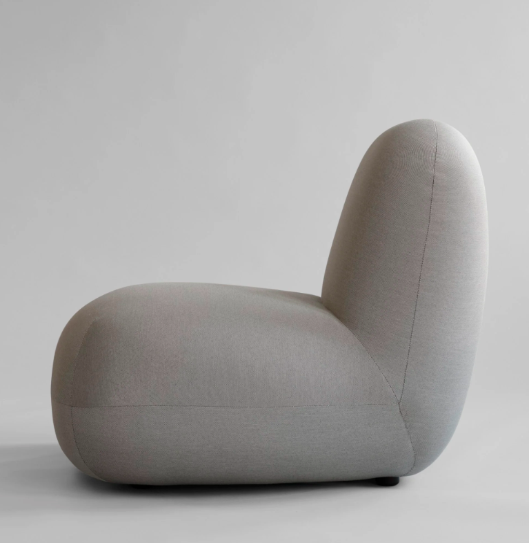 Крісло Toe Flat Lounge колір тауп від 101 Copenhagen
