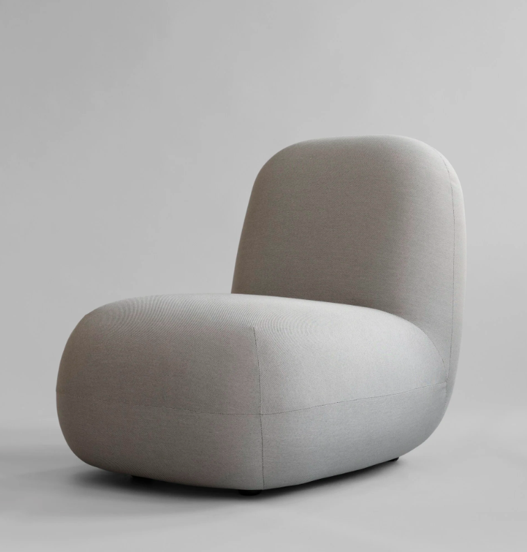 Крісло Toe Flat Lounge колір тауп від 101 Copenhagen