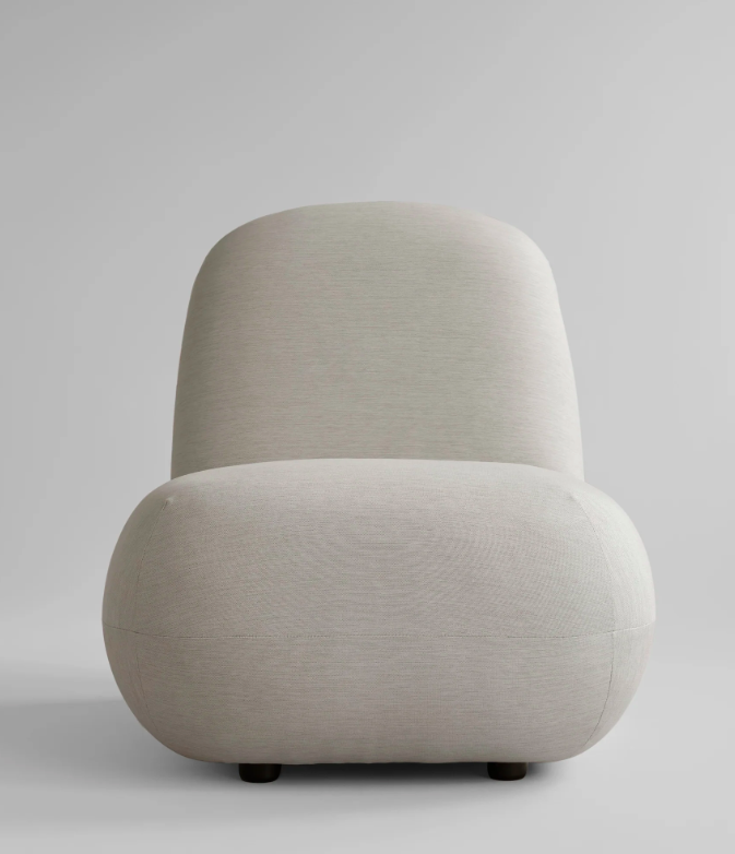 Вуличне крісло Toe Flat Lounge кольору світлого ясена від 101 Copenhagen