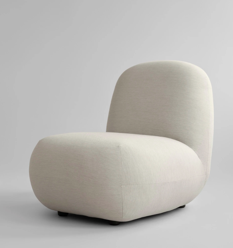 Вуличне крісло Toe Flat Lounge кольору світлого ясена від 101 Copenhagen