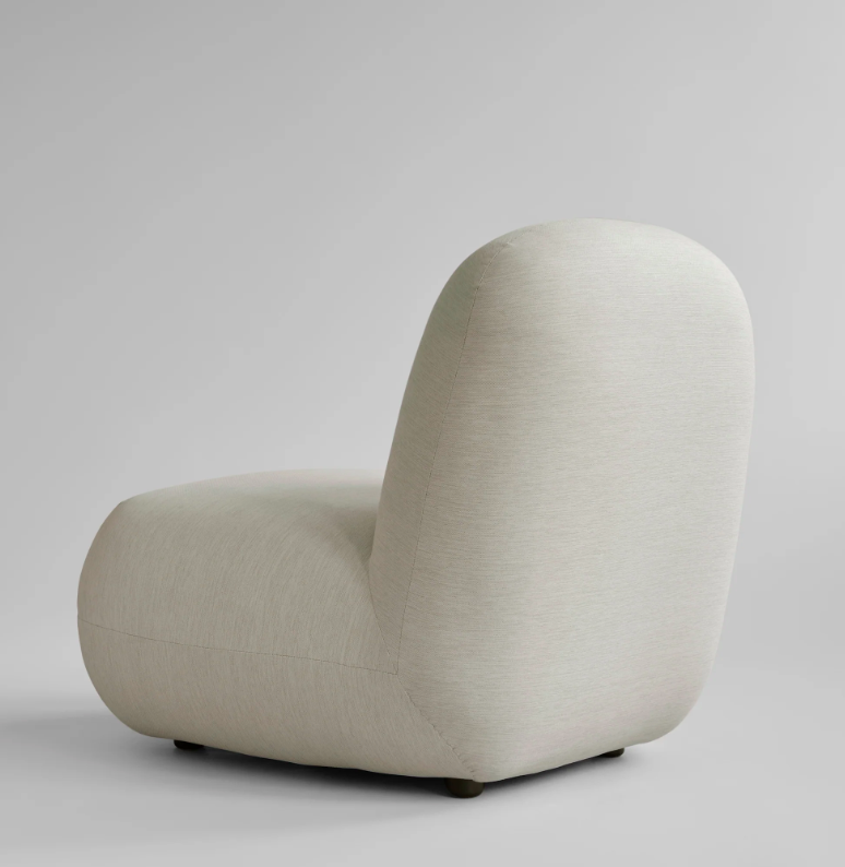 Вуличне крісло Toe Flat Lounge кольору світлого ясена від 101 Copenhagen