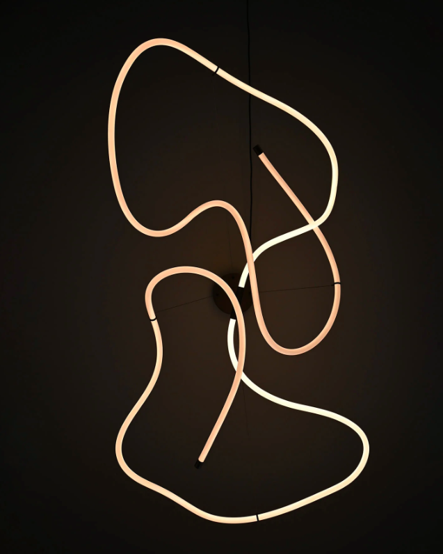 Люстра Ghost Neon бронзового кольору від 101 Copenhagen