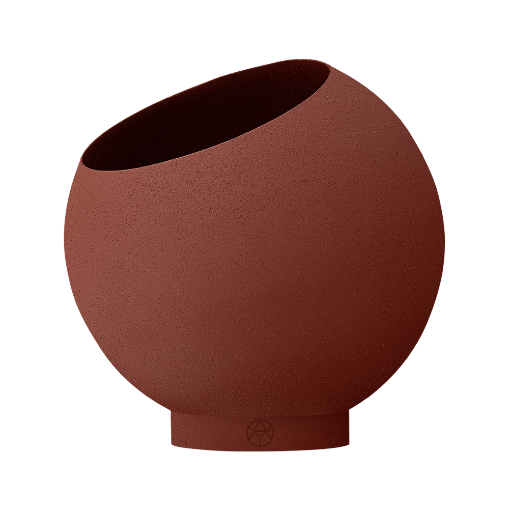 Горщик для рослин Globe імбирно-теракотового кольору від AYTM