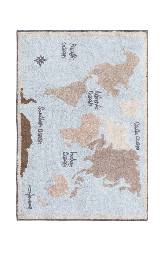 Дитячий килим Vintage Map від Lorena Canals.
