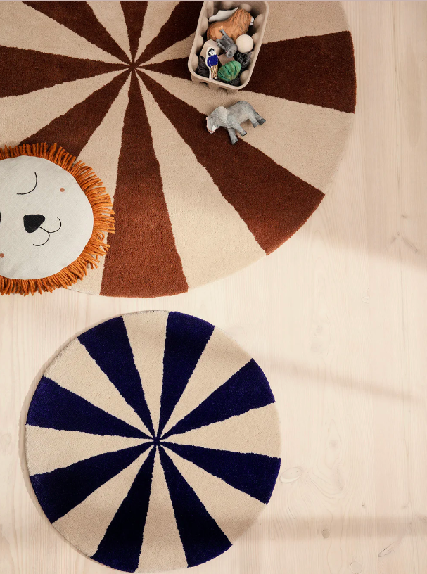 Круглий дитячий килим Arch від Ferm Living