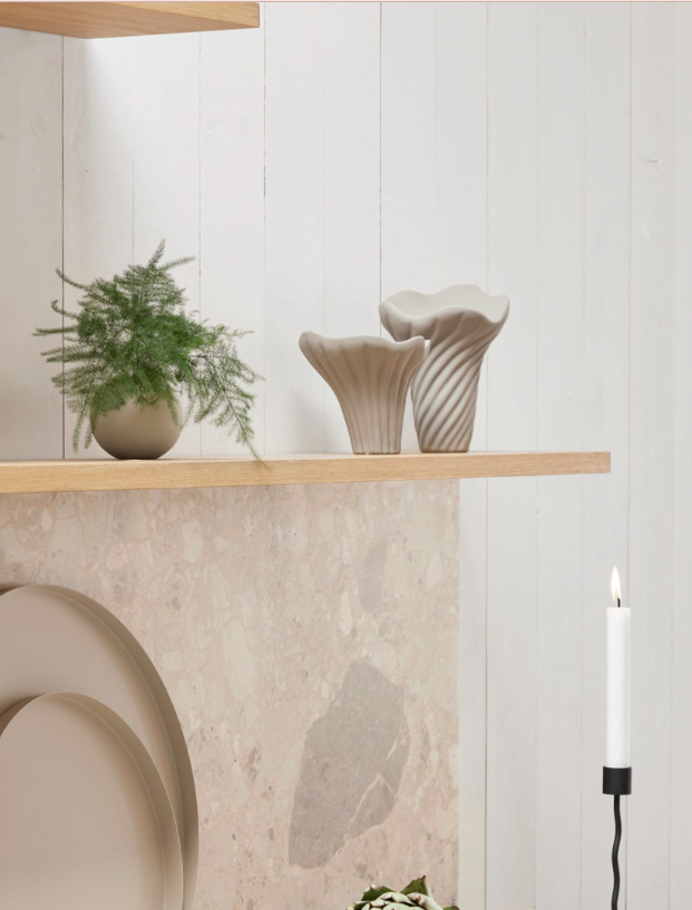 Декоративна прикраса Fungi пісчаного кольору від Cooee Design