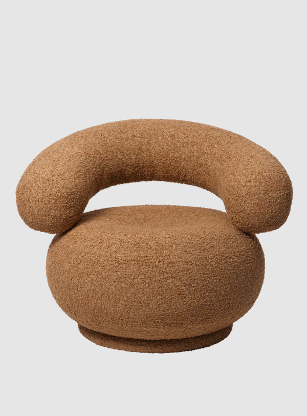 Крісло Orbo коричневого кольору від Ferm Living