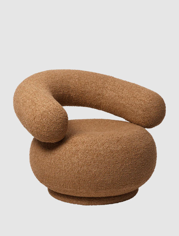 Крісло Orbo коричневого кольору від Ferm Living