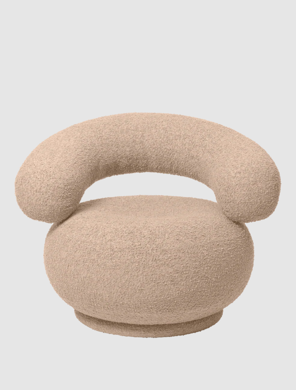 Крісло Orbo бежевого кольору від Ferm Living