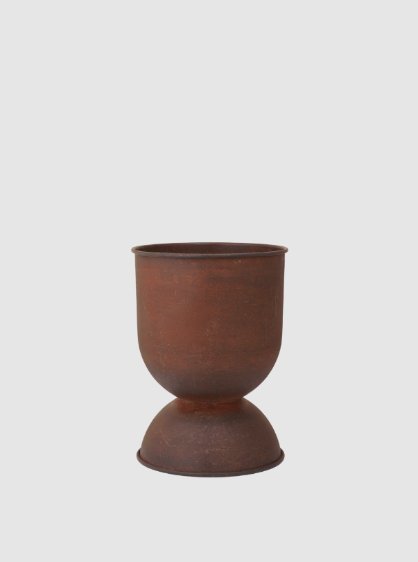 Горщик  для рослин Hourglass кольору іржі від Ferm Living