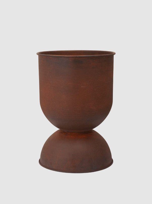 Горщик  для рослин Hourglass кольору іржі від Ferm Living