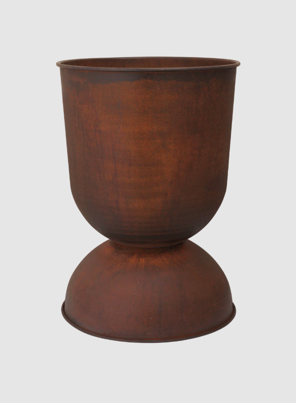 Горщик  для рослин Hourglass кольору іржі від Ferm Living