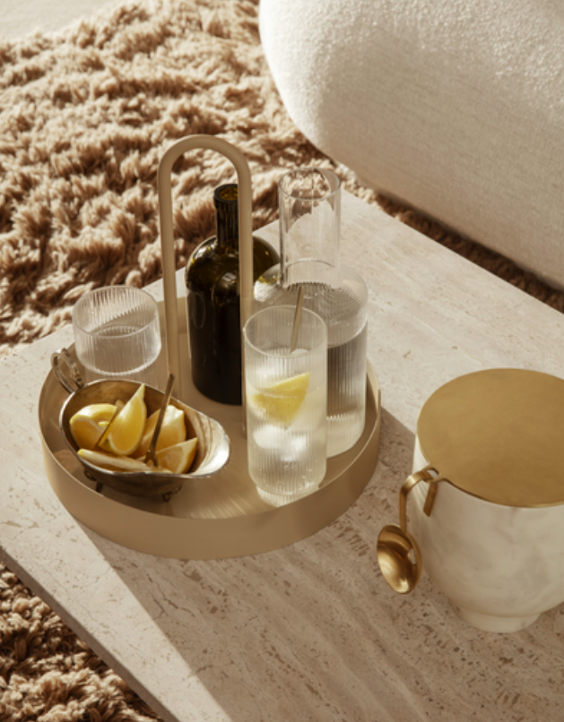 Висока склянка Ripple Tall від Ferm Living (набір 4 шт).
